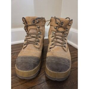 Rockrooster Kimberly Steel Toe Leather Work Boots Men's 7 EEE